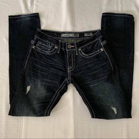 BKE Other - BKE Buckle Straight Leg Distressed Jeans - Aaron